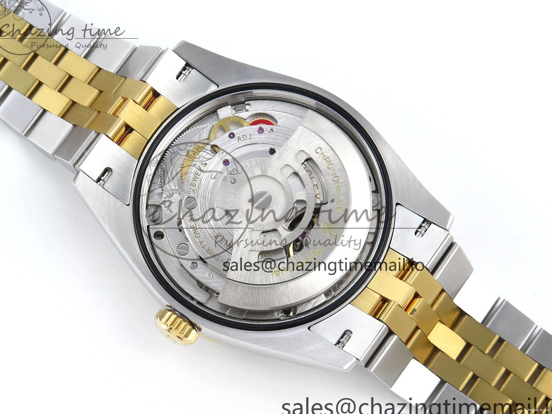 1225 Resilient DateJust 36 126233 EWEF Best Edition YG Stick Dial on SS YG Jubilee Bracelet A 624